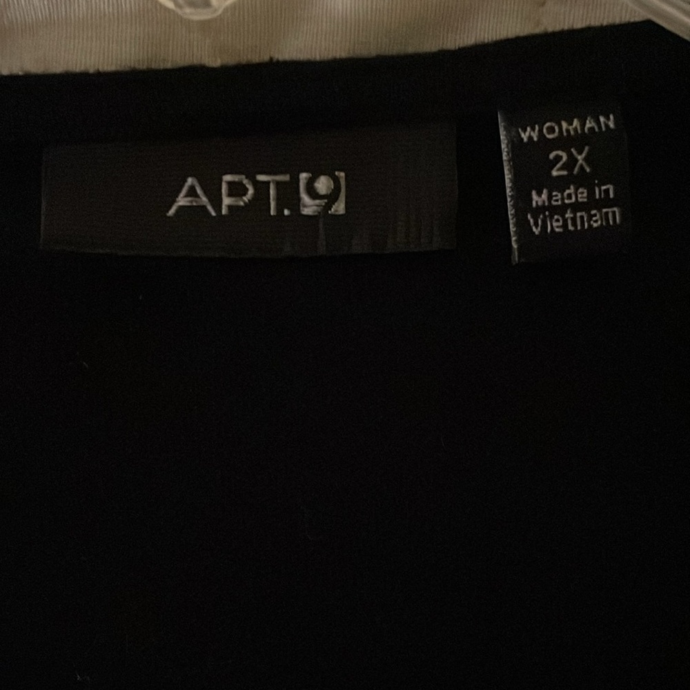 Apt 9 Black V-Neck Blouse​ - Picture 3 of 3